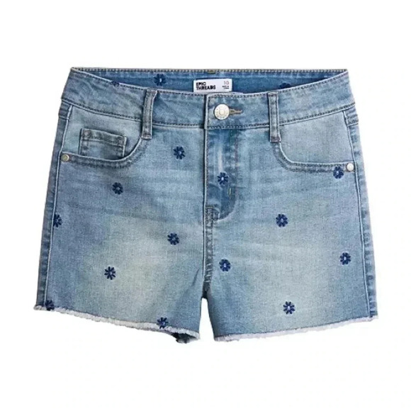 NEW NWT Epic Threads Big Girls Daisy High Rise Denim Cutoff Jean Shorts - Picture 1 of 4